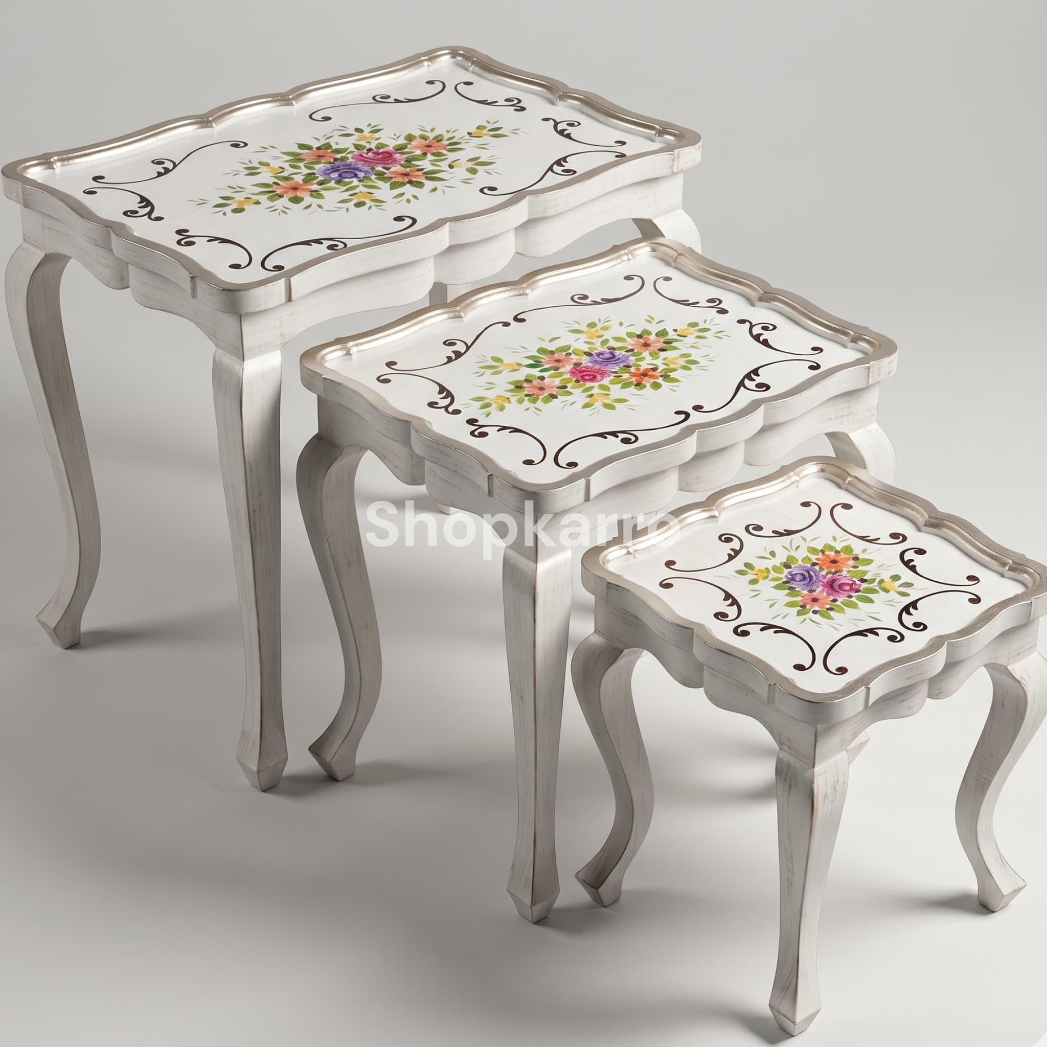 Artisan Flora Nesting Tables