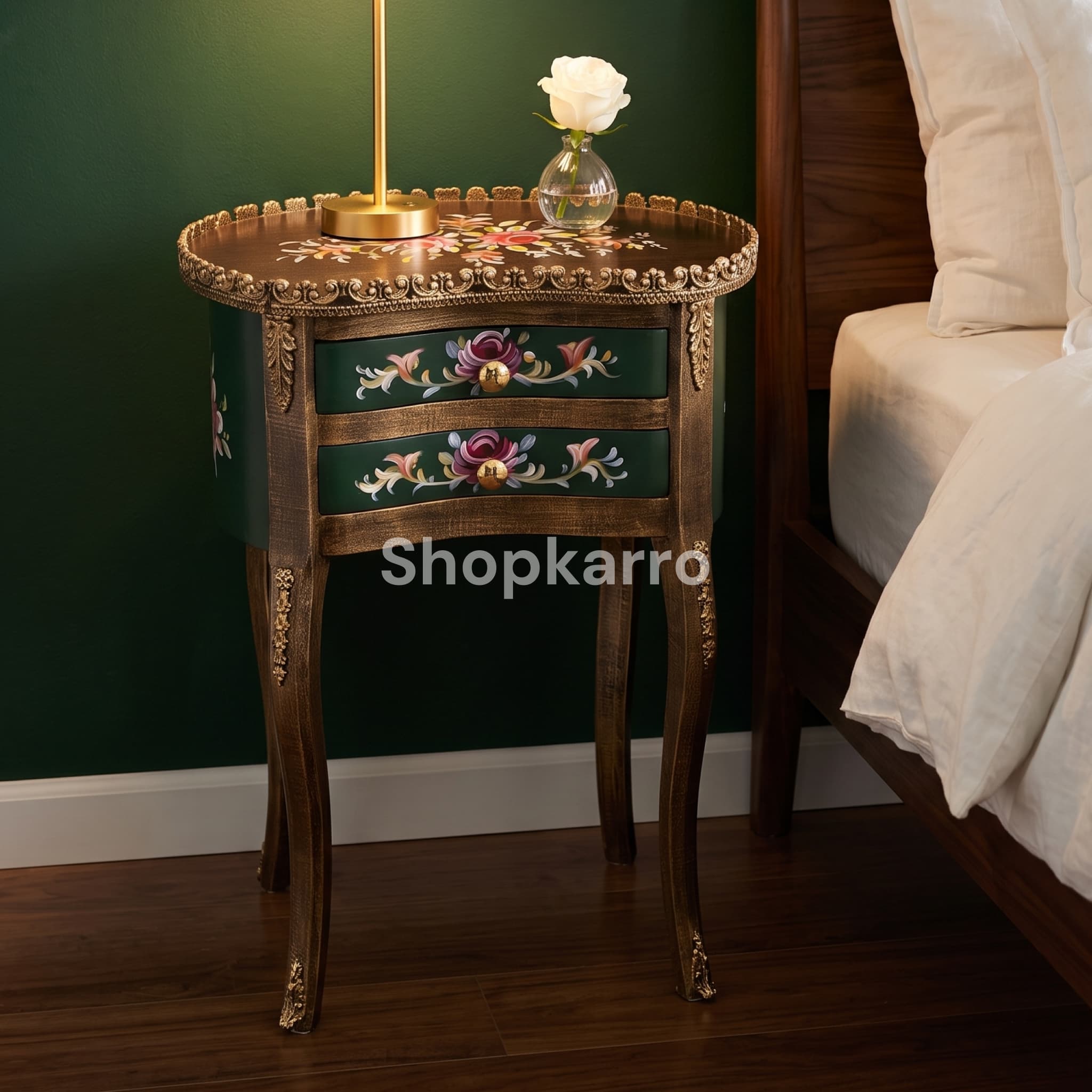 Rose Vellay Wooden Table