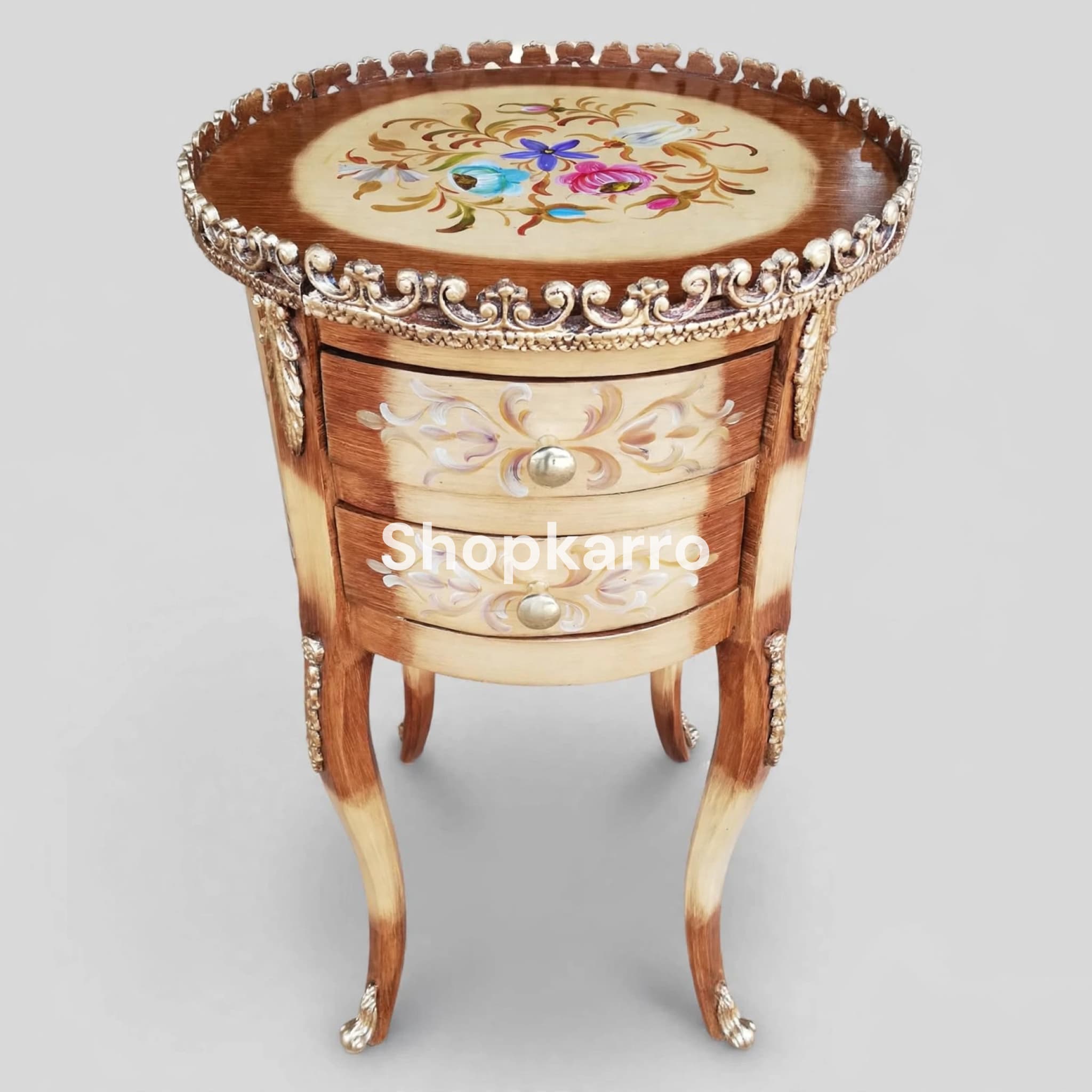 Victorian Meadow Wooden Table