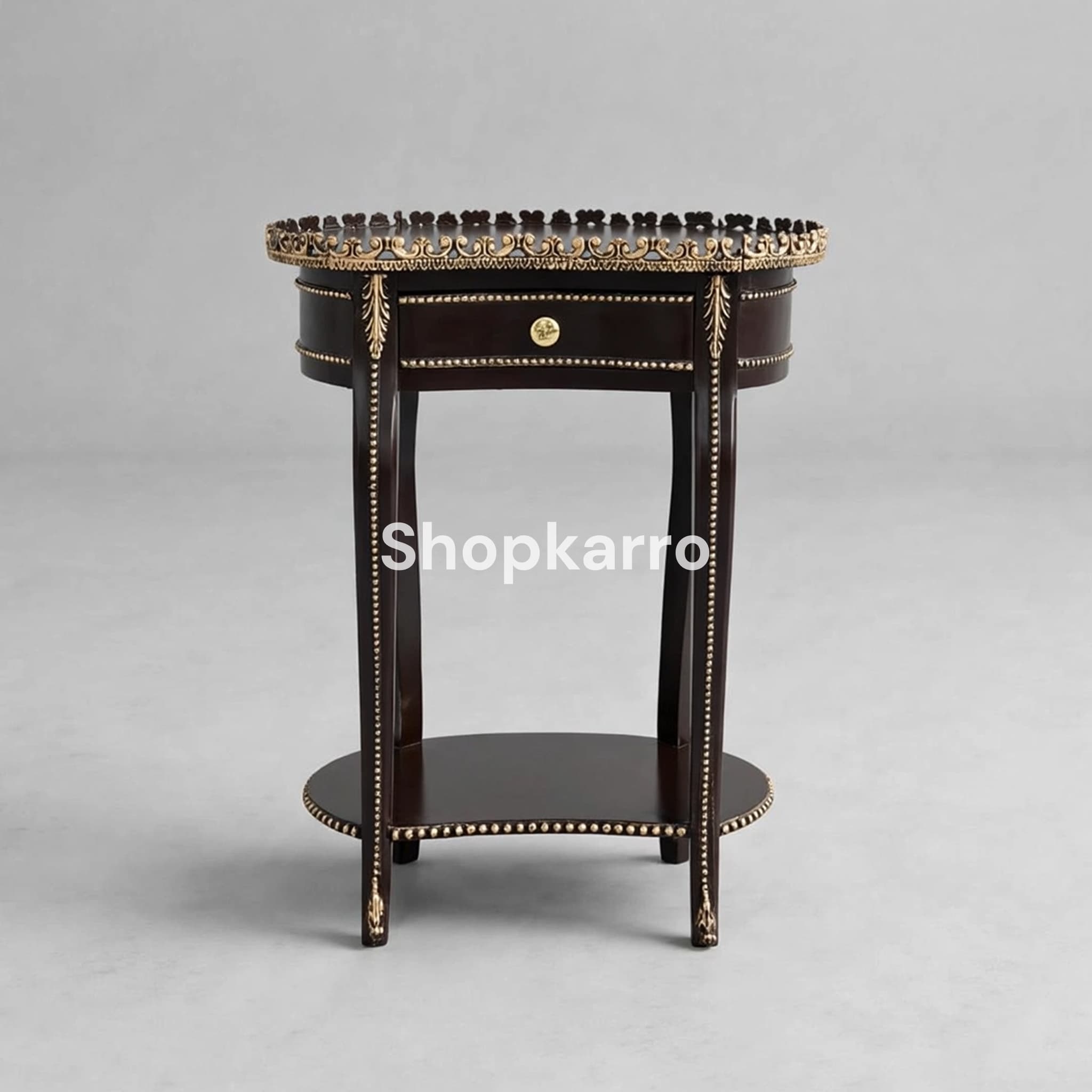 Majestic Crown Wooden Table