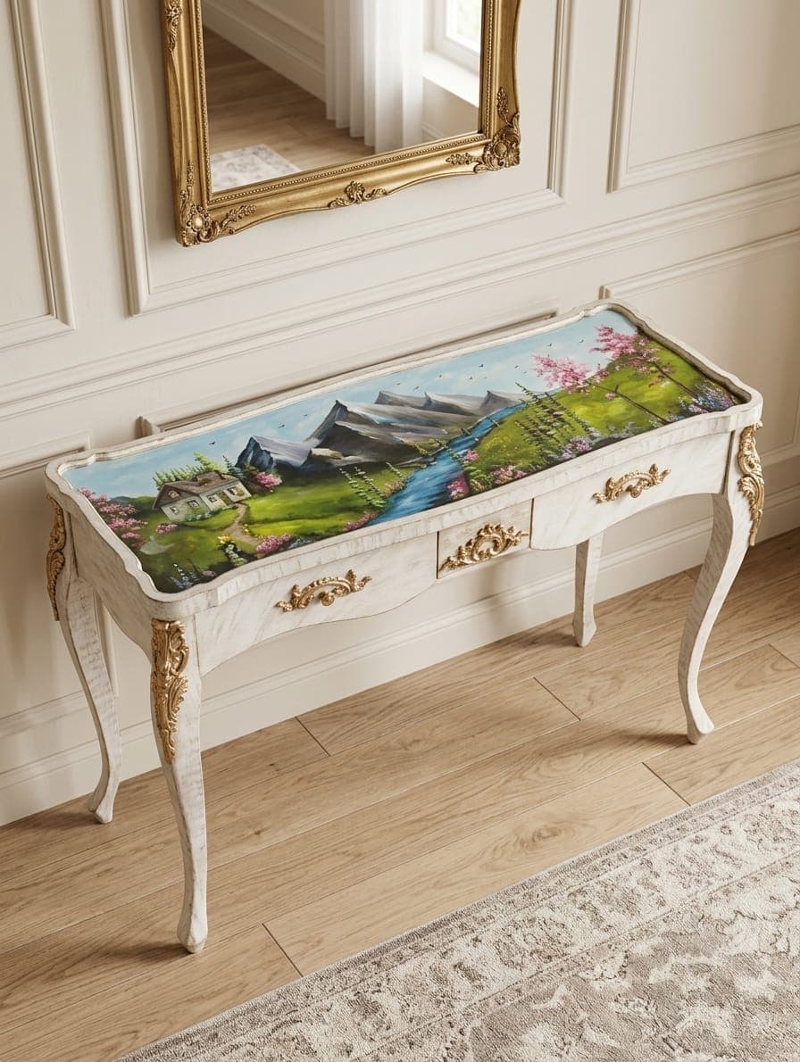 Flourish Estate Console Wooden Table